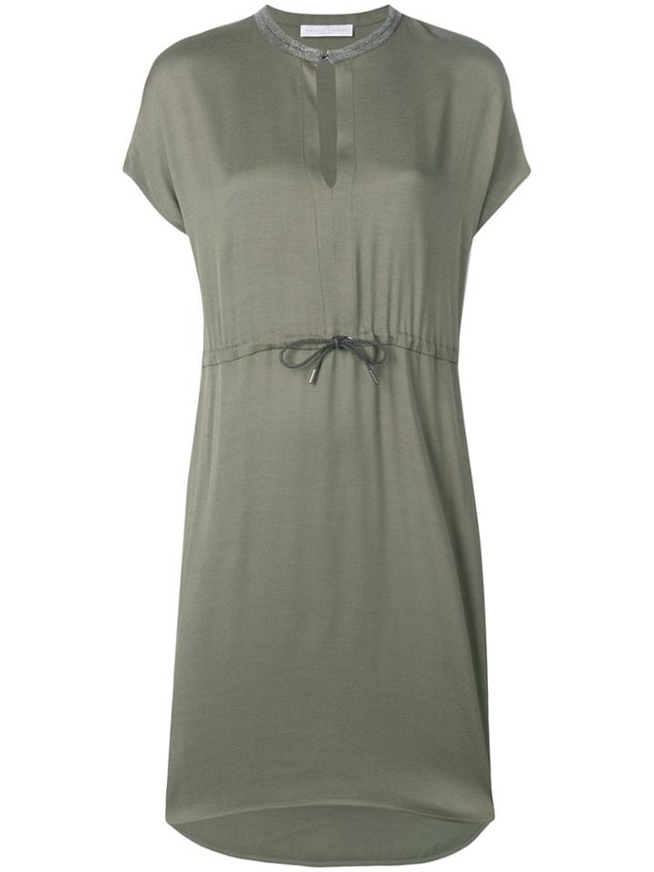 Fabiana Filippi Embellished Collar Dress - Green