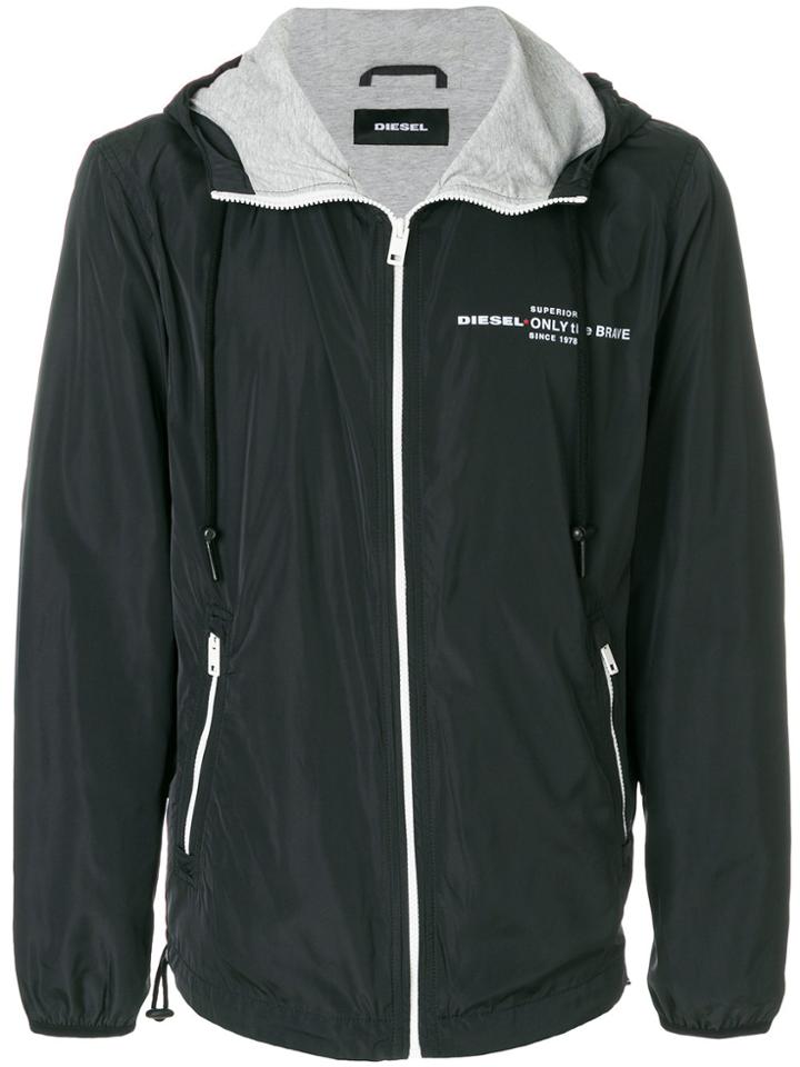 Diesel Hooded Jacket - Black