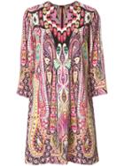 Etro Allover Abstract Print Dress, Women's, Size: 40, Silk
