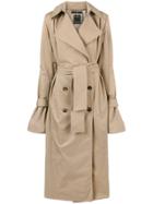 Rokh Oversized Trench Coat - Nude & Neutrals