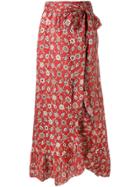 Isabel Marant Étoile Alda Wrap Skirt - Red