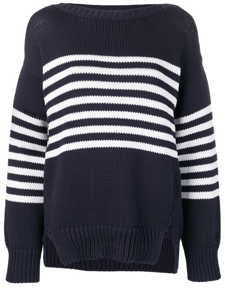 P.a.r.o.s.h. Striped Knit Jumper - Blue