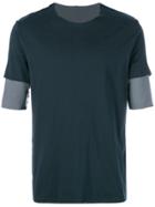 Kazuyuki Kumagai Front Seam T-shirt - Black