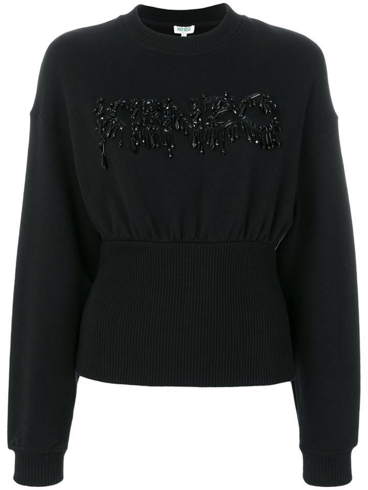 Kenzo Beaded Logo Sweatshirt - Black