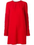 Stella Mccartney Fringe Sleeve Sweater Dress - Red