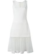Givenchy Sheer Skirt Tank Dress - White