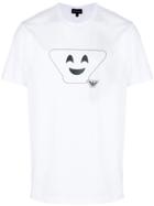 Emporio Armani Smile Logo T-shirt - White