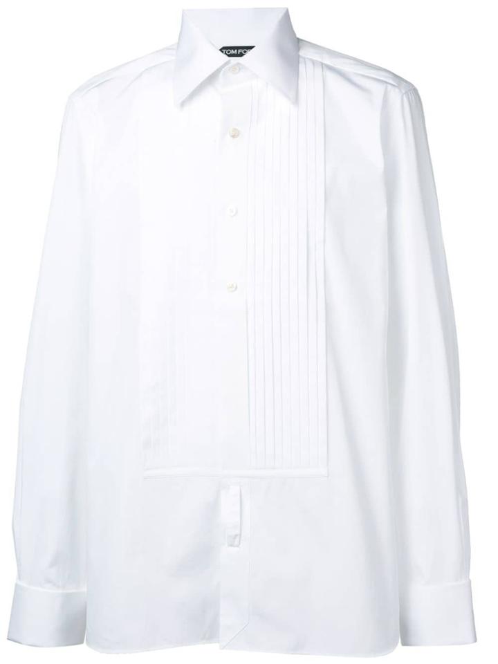 Tom Ford Long-sleeve Fitted Shirt - White
