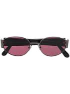 Retrosuperfuture X Round Tinted Sunglasses - Black