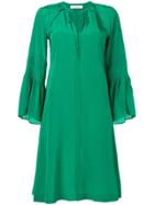 Dorothee Schumacher Long-sleeve Flared Dress - Green