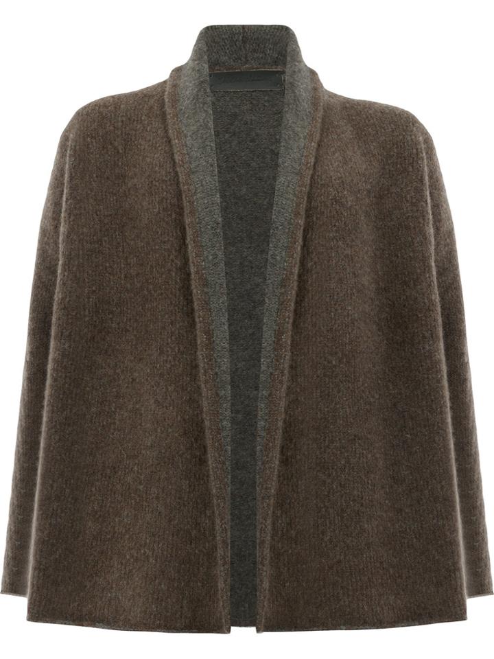 The Elder Statesman Boxy Cardigan - Brown