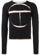 Telfar Paneled Sweatshirt, Men's, Size: Large, Black, Cotton