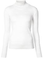 Marni Roll Neck Knit Top - White