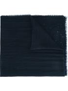 Faliero Sarti 'maxel' Scarf, Women's, Blue, Silk/polyester/cashmere/virgin Wool