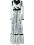 Antonio Marras Lace Gown, Women's, Size: 42, White, Polyester/polyamide/elastodiene