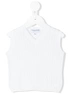 Simonetta - Knitted Vest - Kids - Cotton - 9 Mth, White