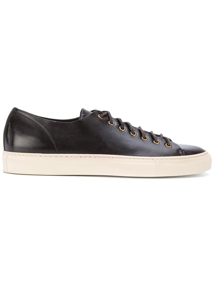 Buttero Contrast Sole Sneakers - Brown
