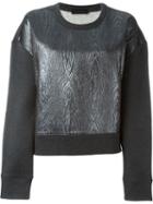 Diesel Black Gold Oversized Sleeves Jumper, Women's, Size: Small, Grey, Cotton/nylon/virgin Wool