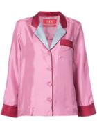 F.r.s For Restless Sleepers Classic Fitted Blouse - Pink & Purple