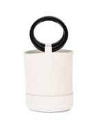 Simon Miller Cream Bonsai 20 Leather Bucket Bag - White