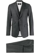Dsquared2 Checked Formal Suit - Grey