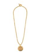Chanel Pre-owned Chanel Medallion Gold Chain Pendant Necklace