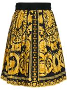 Versace Pre-owned Baroque Print Skirt - Black