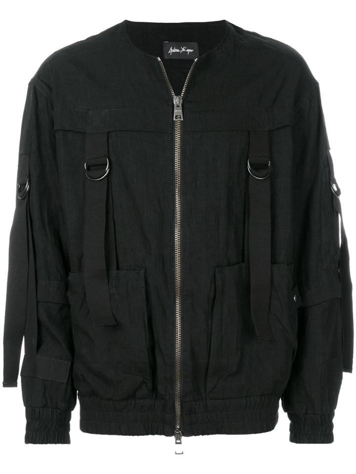 Andrea Ya'aqov Hanging Tassel Bomber - Black