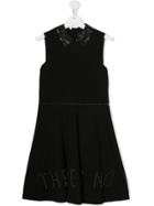 John Richmond Junior Rhinestone-embellished Dress - Black