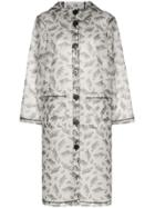 Hvn Tarzan Hooded Leopard-print Coat - White