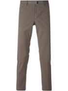 Incotex Classic Chinos, Men's, Size: 54, Grey, Cotton/spandex/elastane