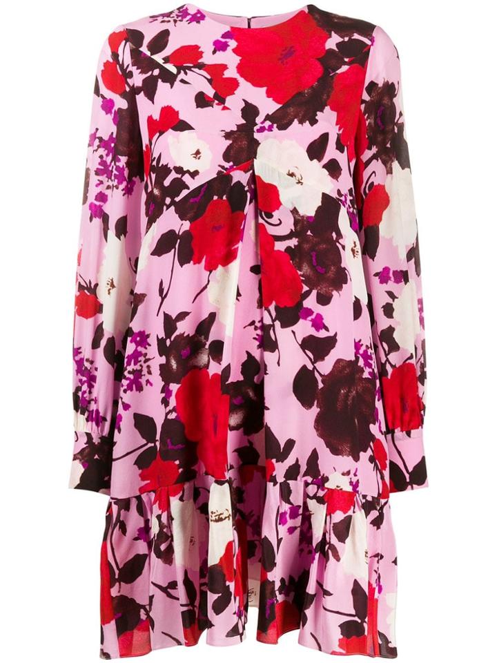 Erdem Floral Print Shift Dress - Pink