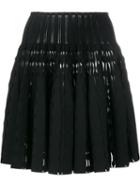 Alaïa Flared Mini Skirt, Women's, Size: 42, Black, Viscose/polyester/polyamide/spandex/elastane