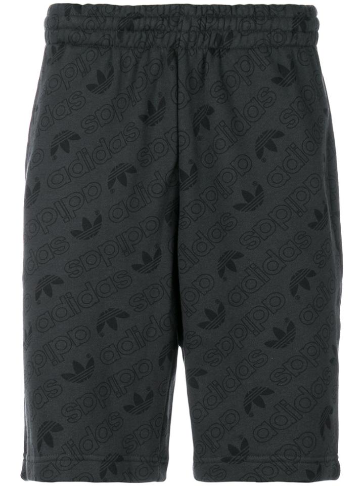 Adidas Jersey Running Shorts - Grey