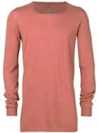 Rick Owens Long Sleeved Sweatshirt - Pink