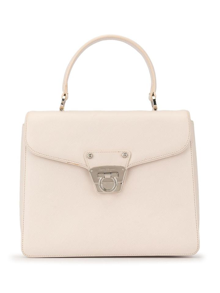 Salvatore Ferragamo Pre-owned Gancini Tote - White