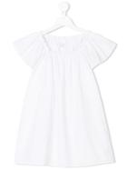 La Bottega Di Giorgia Teen Frill-sleeve Gathered Top - White