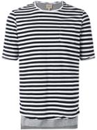 Wooster + Lardini - Striped T-shirt - Men - Cotton - M, White, Cotton