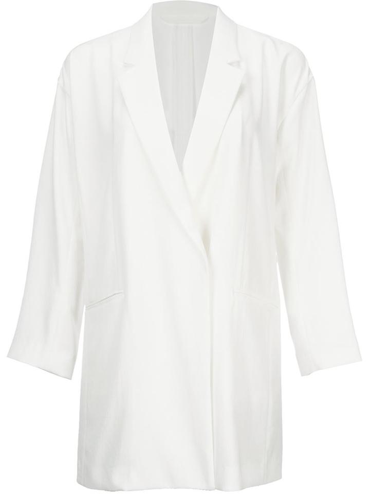En Route Double Breasted Long Blazer