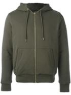 Moncler Gamme Bleu Padded Hooded Jacket, Men's, Size: Large, Green, Cotton/polyamide/feather Down