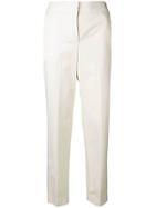 Theory High-waisted Trousers - Neutrals