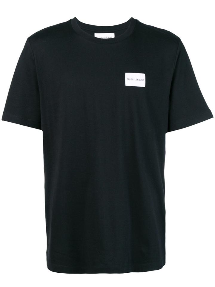 Calvin Klein Jeans Geo Shine And Matte T-shirt - Black
