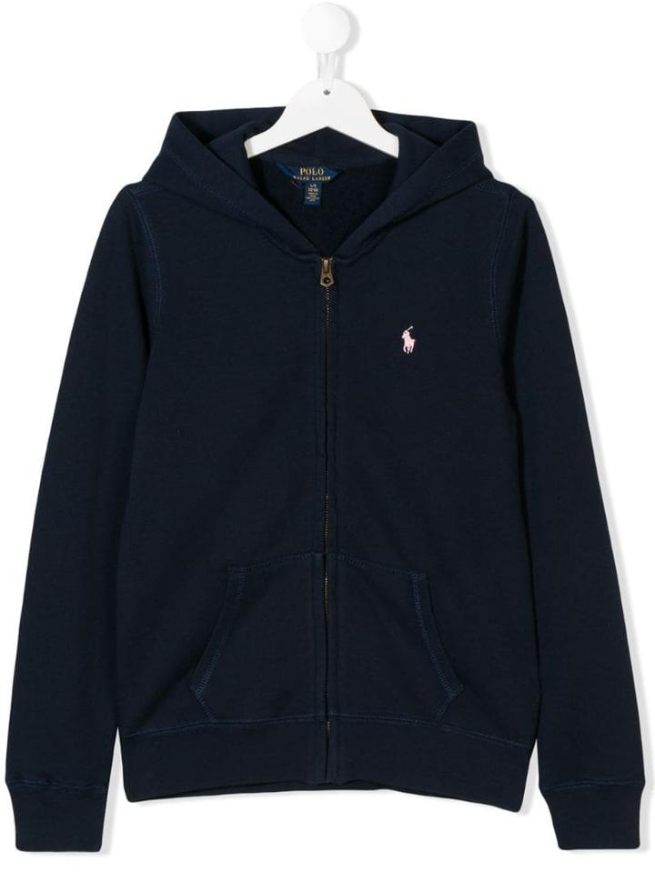 Ralph Lauren Kids Classic Zip Hoodie - Blue