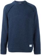 Dondup 'panait' Sweater, Men's, Size: Large, Blue, Cotton/polyester/viscose/wool