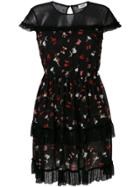 Liu Jo Butterfly-print Dress - Black