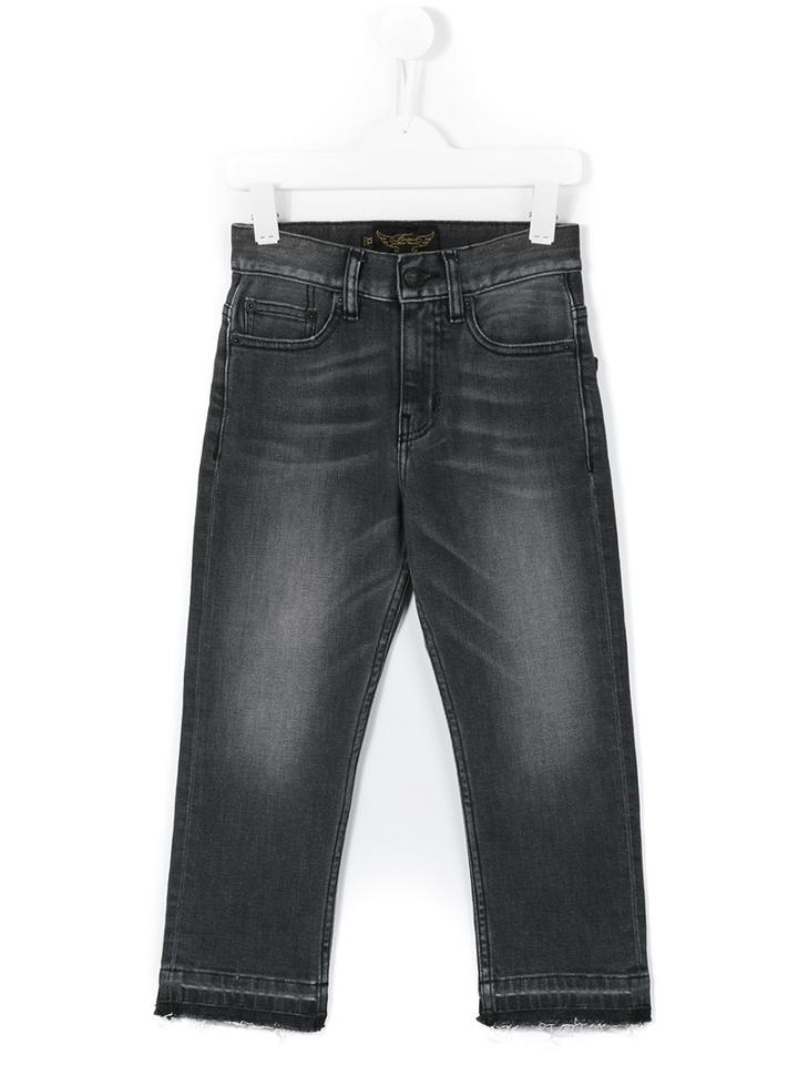 Finger In The Nose Regular Jeans, Girl's, Size: 12 Yrs, Grey