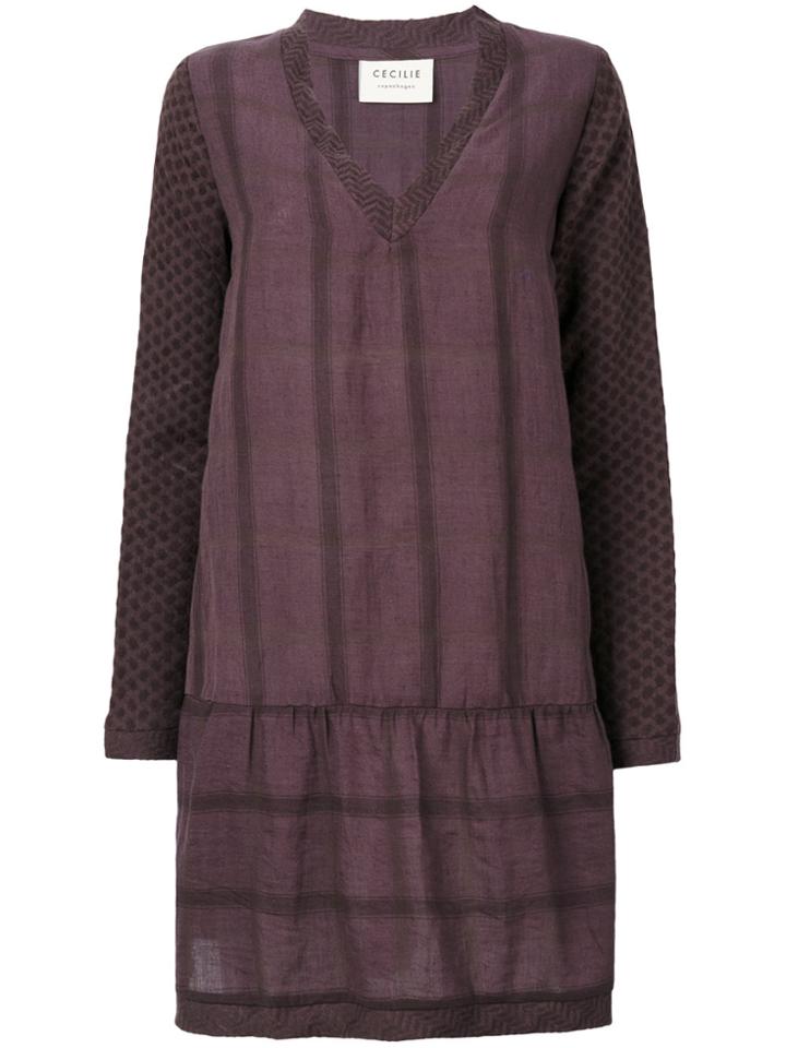 Cecilie Copenhagen Patterned Dress - Pink & Purple