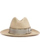 Filù Hats Sinatra Hat, Women's, Size: L, Nude/neutrals, Straw/viscose/cotton