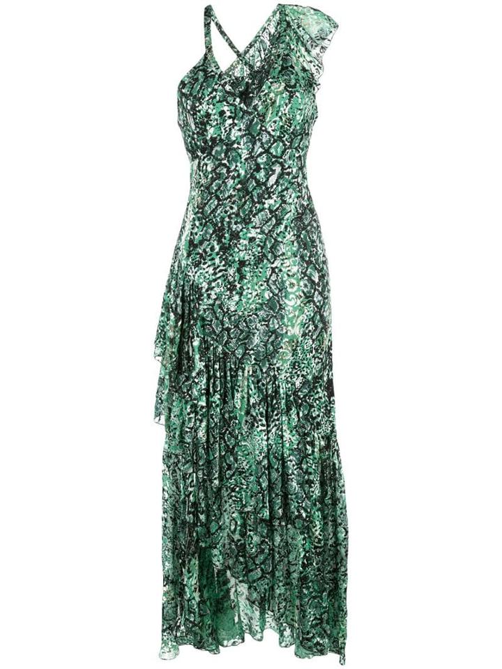 Alice+olivia Shanel Tiered Dress - Green