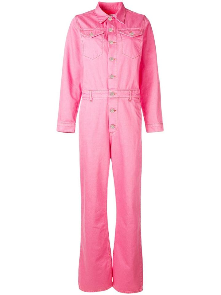 Ganni Boiler Suit - Pink & Purple